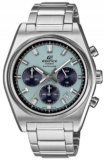  CASIO Edifice Silver Stainless Steel Chronograph  EFB-730D-2BVUEF