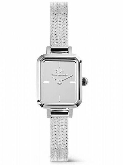  Ρολόι DANIEL WELLINGTON Quadro Mini Reflection Silver Stainless Steel Bracelet SKU DW00100800