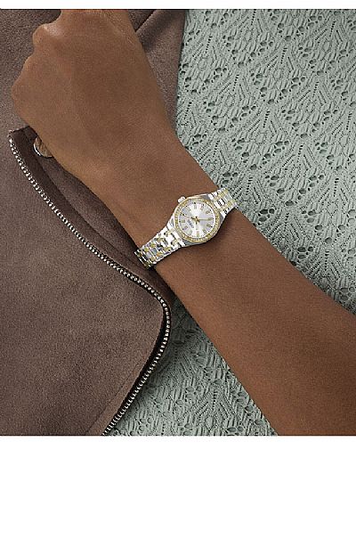 GUESS Pixie Crystals Stainless Steel Bracelet GW0931L3