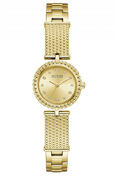  GUESS Holly Crystals Gold Stainless Steel Bracelet GW1017L2