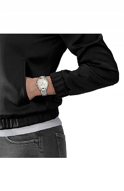 TISSOT PR100 36mm Chronograph Stainless Steel T150.217.11.111.00