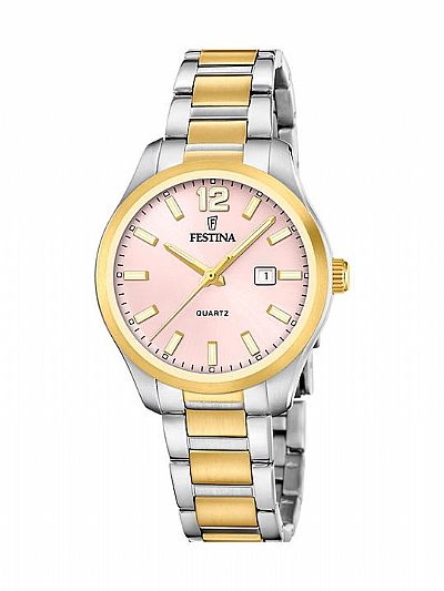 FESTINA Ladies two tone pink dial F20739/2