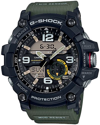 G-SHOCK Master Of G - Land Mudmaster Bluetooth Brown Rubber Strap GG-1000-1A3ER