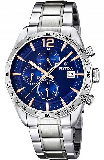 FESTINA Stainless Steel Bracelet Chronograph F16759/5